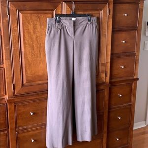 The Limited Brown stripe dress pants